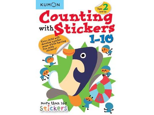 Kumon Counting with Stickers 1-10