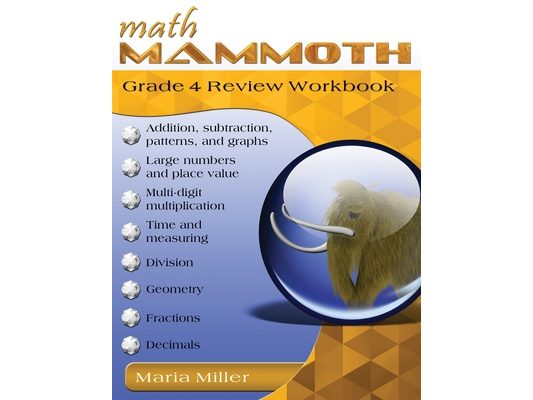 Math Mammoth Grade 4 Review Workbook