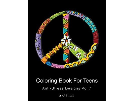 Coloring Book For Teens: Anti-Stress Designs Vol 7