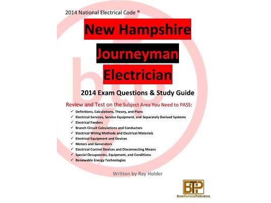 New Hampshire 2014 Journeyman Electrician Study Guide