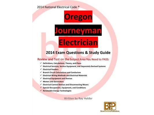 Oregon 2014 Journeyman Electrician Study Guide