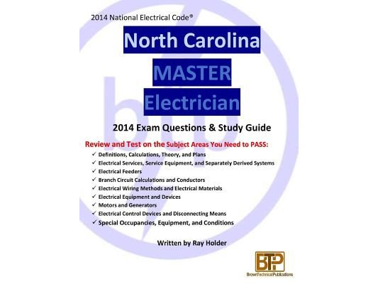 North Carolina 2014 Master Electrician Study Guide