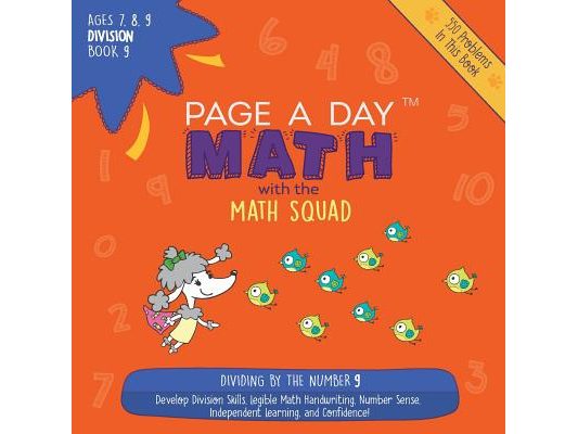 Page A Day Math Division Book 9: Dividing by 9