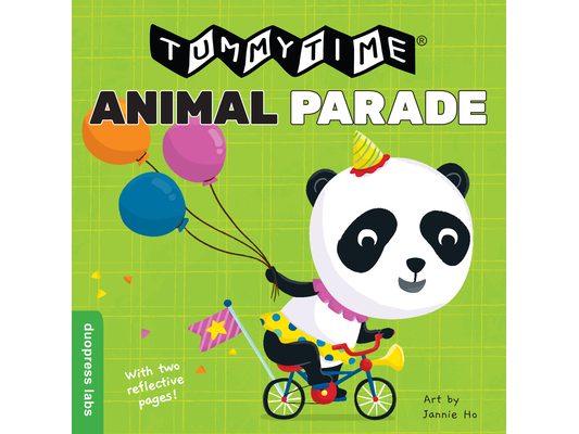 Tummytime(r): Animal Parade: A Sturdy Fold-Out Book with Two Mirrors for Babies. One Side Has High-Color Images, the Other Has High-Contrast Black-And