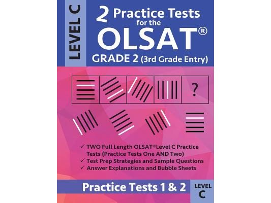2 Practice Tests for the Olsat Grade 2 (3rd Grade Entry) Level C: Gifted and Talented Prep Grade 2 for Otis Lennon School Ability Test