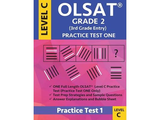 Olsat Grade 2 (3rd Grade Entry) Level C: Practice Test One Gifted and Talented Prep Grade 2 for Otis Lennon School Ability Test