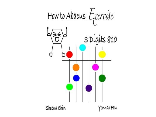 How to Abacus Exercise - 3 Digits 810