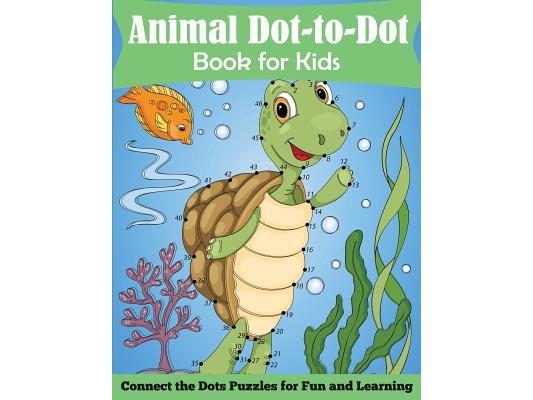 Animal Dot-to-Dot Book for Kids