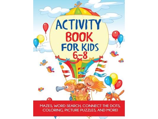 Activity Book for Kids 6-8
