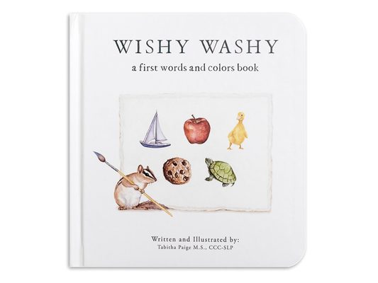 Wishy Washy: Imitation Book Featuring First Words and Colors