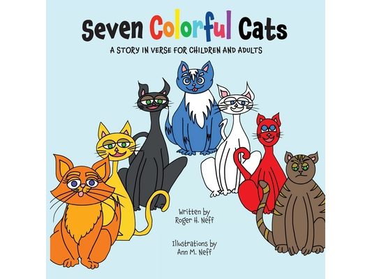 Seven Colorful Cats
