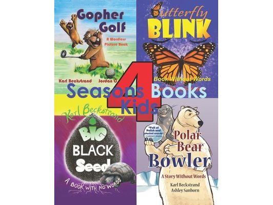 4 Seasons Books for Kids: A Wordless Collection for Beginning Readers