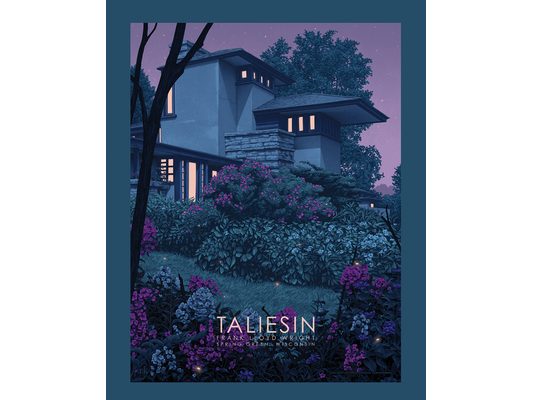 Frank Lloyd Wright Puzzle Collection: Taliesin: Officially Licensed 1,000 Piece Jigsaw Puzzle by Rory Kurtz