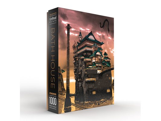 Bath House: 1000 Piece Jigsaw Puzzle by Tim Doyle
