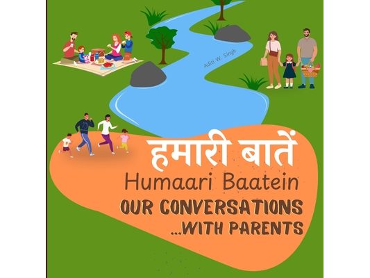 Humaari Baatein (Our Conversations with Parents): A Hindi English Bilingual Book for Kids and Beginners to Build Conversational Skills Through Simple