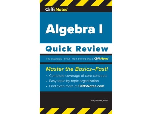 CliffsNotes Algebra I: Quick Review