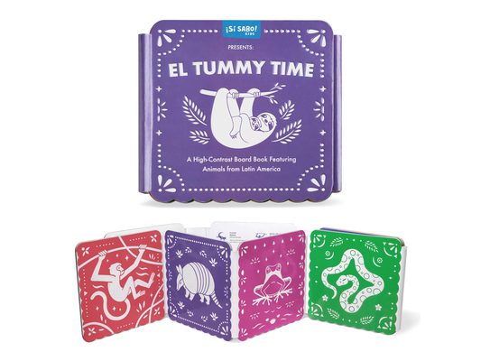 Tummy Time: A High-Contrast Board Book Featuring Animals from Latin America