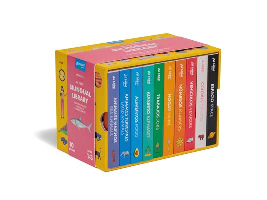 My First Bilingual Library: A Spanish-English Vocabulary Board Book Set of Colors, Numbers, Animals, Abcs, and More