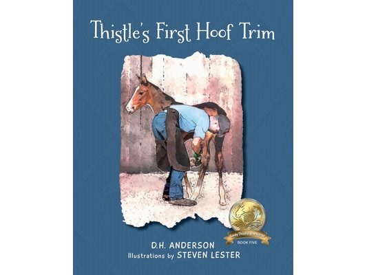 Thistle's First Hoof Trim