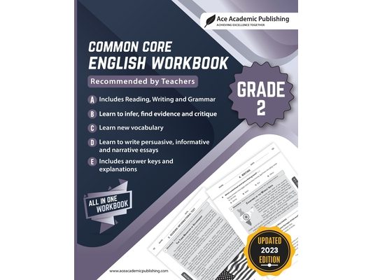 Common Core English Workbook: Grade 2