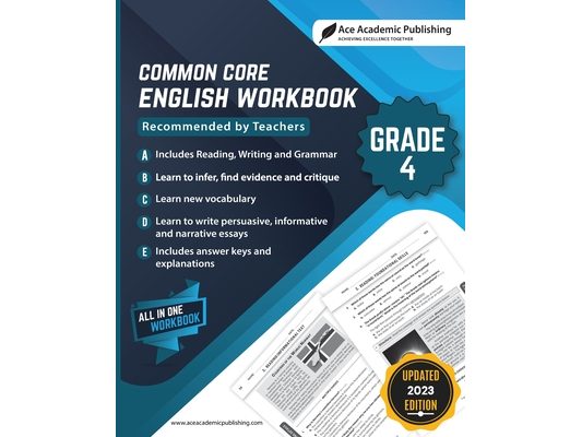 Common Core English Workbook: Grade 4