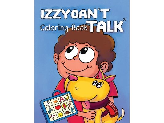 IZZY CAN'T TALK Coloring Book