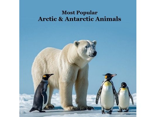 Most Popular Arctic and Antarctic Animals Kids Book: Great Arctic Animals Children's Book with Lifelike Pictures and Fun Facts