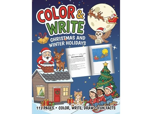 Color & Write: Christmas and Winter Holidays