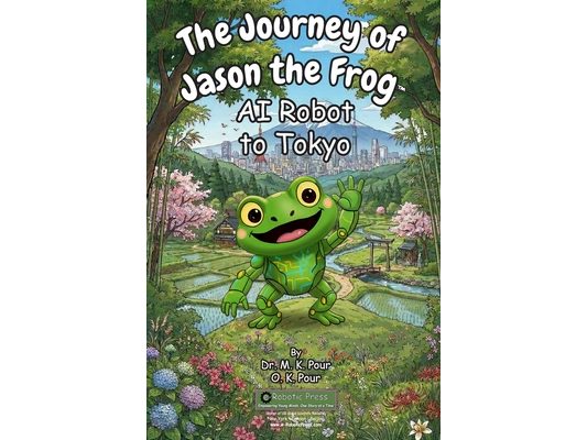 The Journey of Jason the Frog(TM) AI Robot to Tokyo