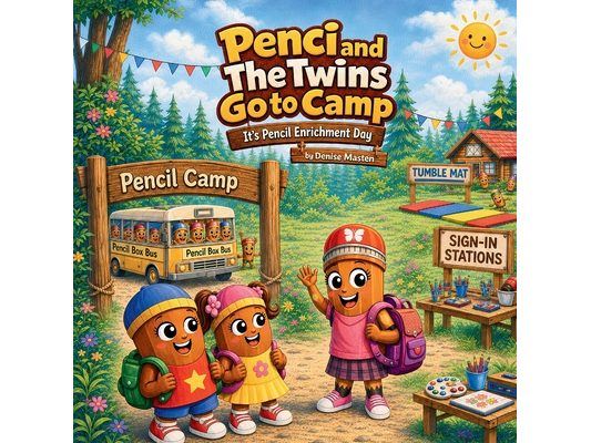 Penci and the Twins Go to Camp: It's Pencil Enrichment Day!