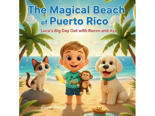 The Magical Beach of Puerto Rico: Luca's Big Day Out with Rocco and Aya: Luca's Big Day Out with Rocco and Aya