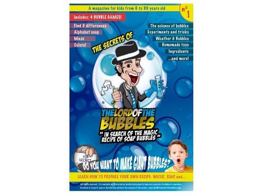 The secrets of "The Lord Of The Bubbles": In search of the magic recipe of soap bubbles
