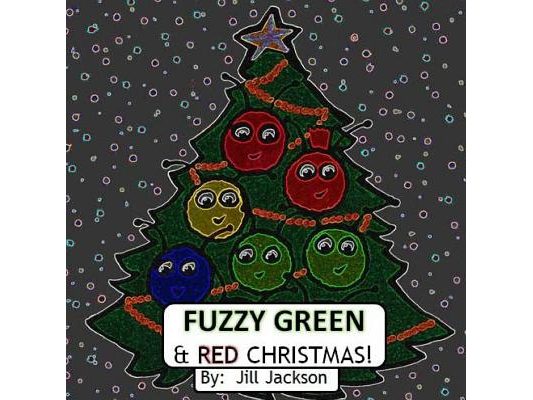 Fuzzy Green & Red Christmas