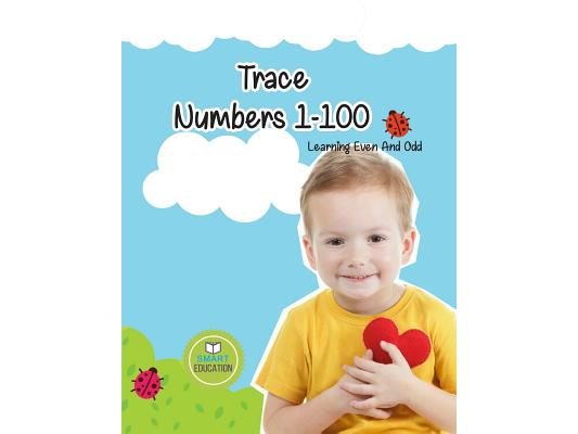 Trace Numbers 1-100: Ages 3-5, Activity Books for Kids