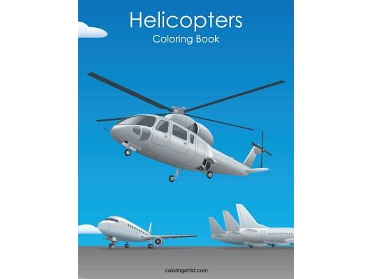 Helicopters Coloring Book 1