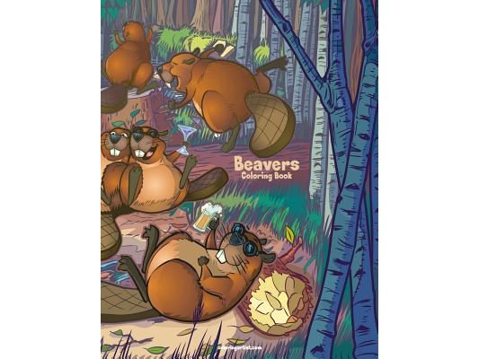 Beavers Coloring Book 1