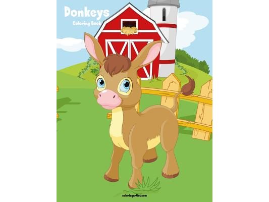 Donkeys Coloring Book 1