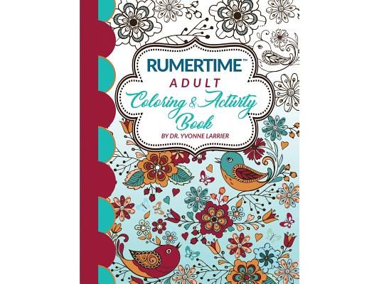 RUMERTIME Affirmation Coloring & Activity Book Collection: "ADULT" Coloring & Activity Book
