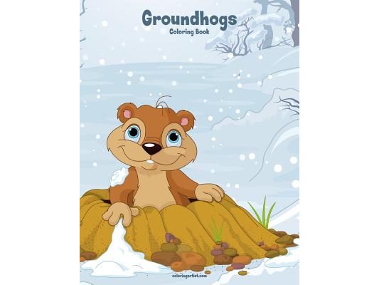 Groundhogs Coloring Book 1