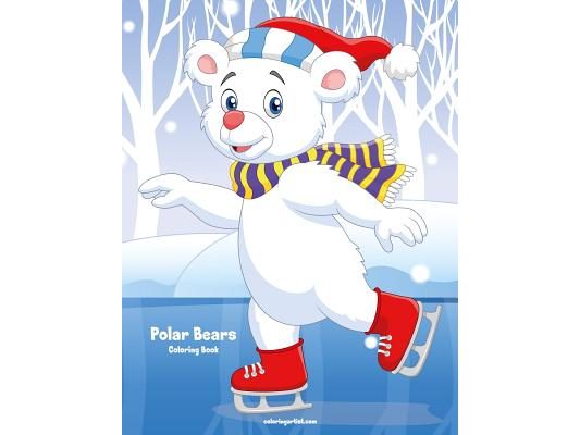 Polar Bears Coloring Book 1