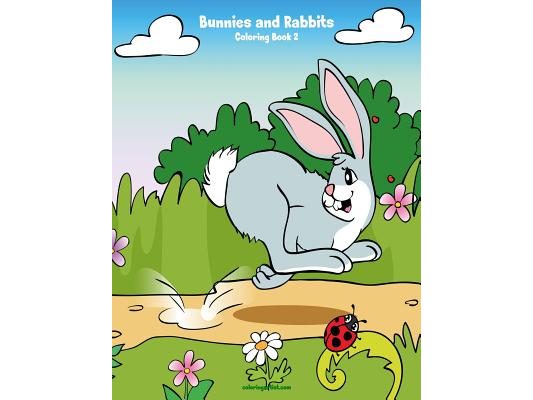 Bunnies and Rabbits Coloring Book 2