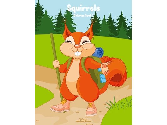 Squirrels Coloring Book 2