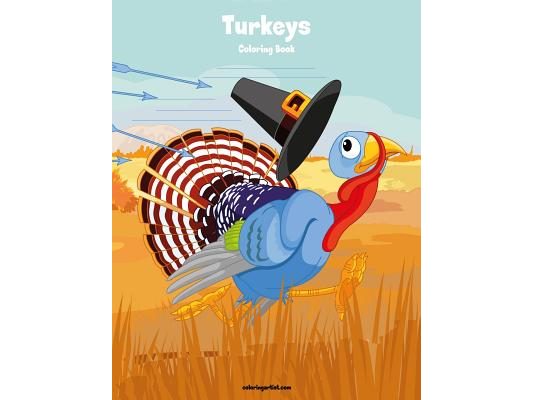 Turkeys Coloring Book 1