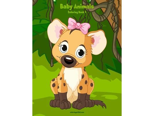 Baby Animals Coloring Book 4