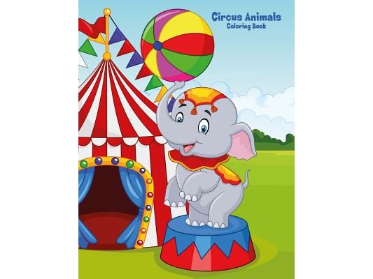 Circus Animals Coloring Book 1