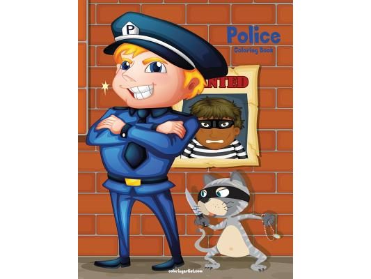 Police Coloring Book 1