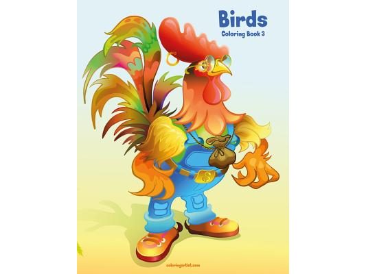 Birds Coloring Book 3
