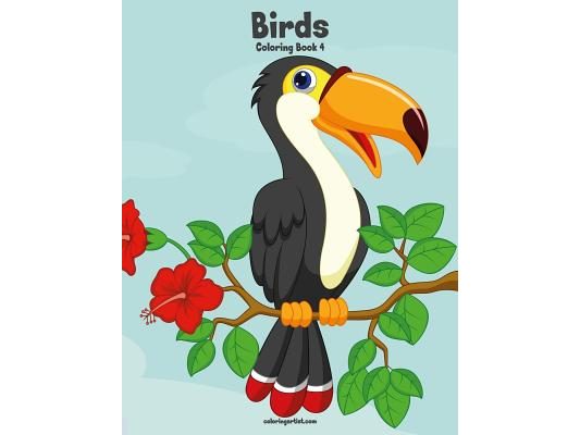 Birds Coloring Book 4