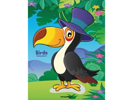 Birds Coloring Book 5