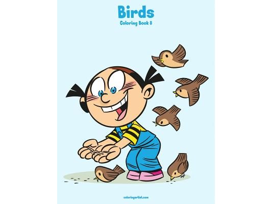 Birds Coloring Book 8